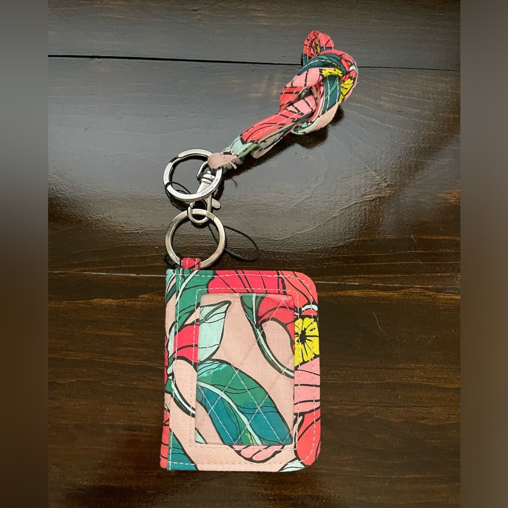 Vera Bradley small wallet and lanyard